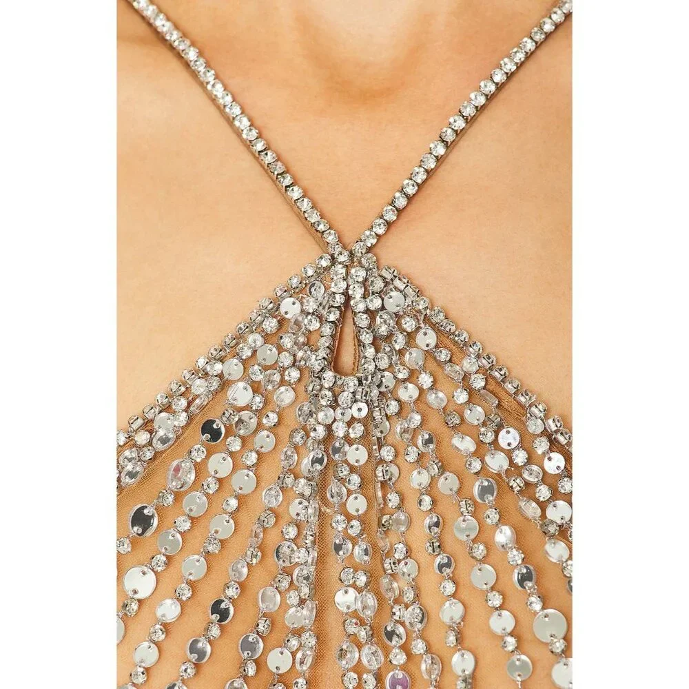 retrofete Maris Dress Tannin Embellished Maxi - Picture 6 of 8